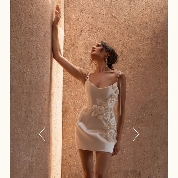 Katherine Tash Lilou Dress Bridal Mini | Color: White | Size: 4 | Rrh014'S Closet